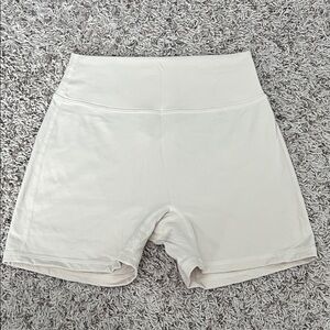 Women's Cream Shorts